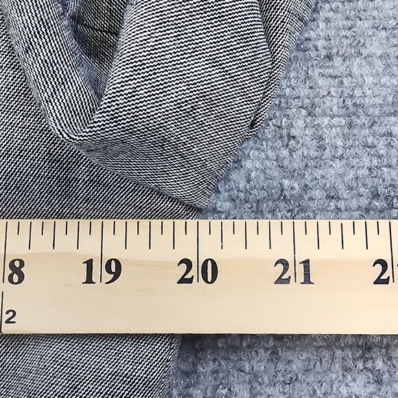 Vintage Pendleton Blazer Womens 14 Gray Virgin Wool Twill Belted Career Coat USA - Picture 9 of 16